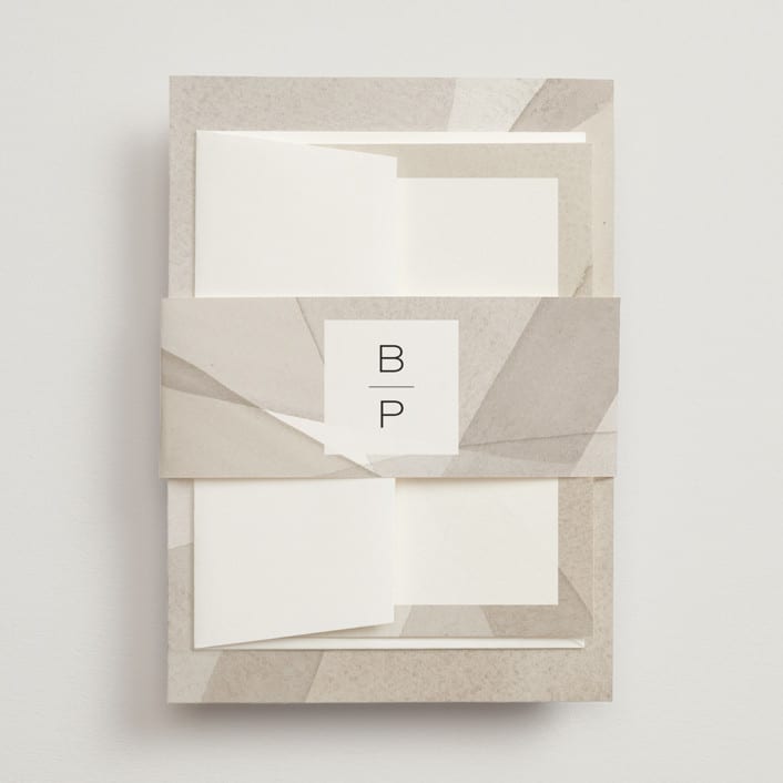 "Gossamer" - Belly Bands in Sandstone by Kate Ahn - Assembled with Invitation