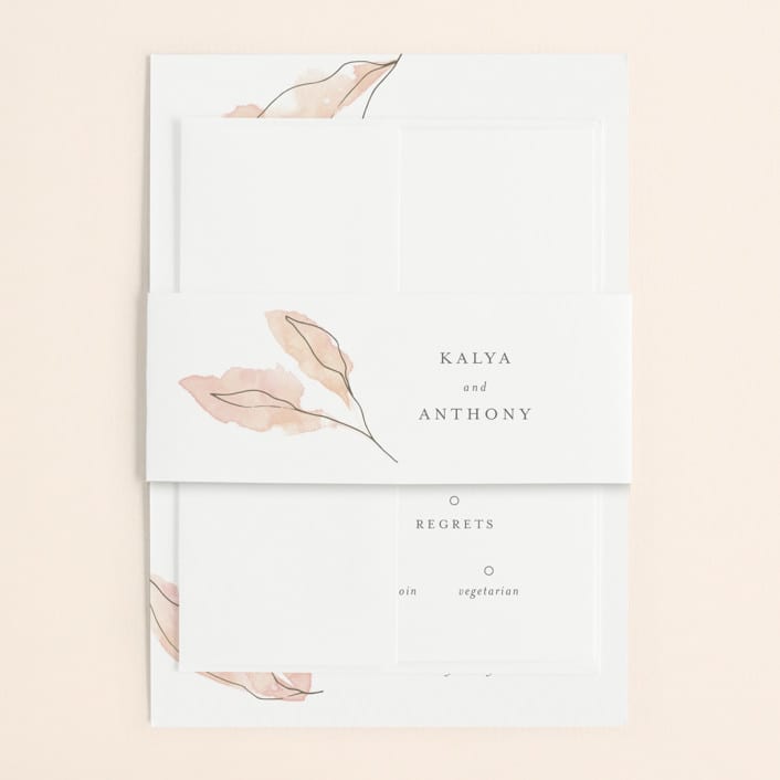 "Autumn Euphoria" - Belly Bands in Autumn Kiss by Design Lotus - Assembled with Invitation