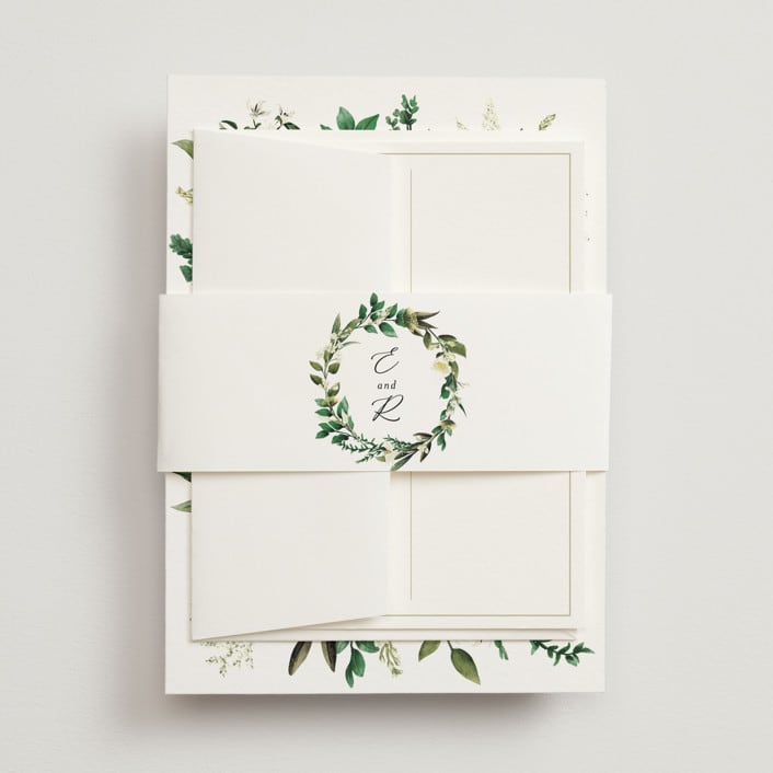 "Fresh Classic" - Belly Bands in Porcelain by Susan Moyal - Assembled with Invitation