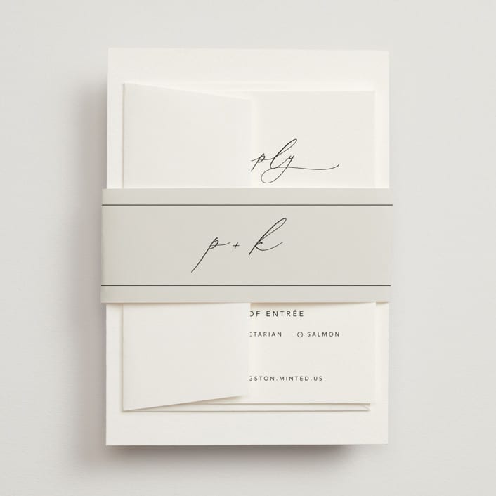 "Join Together" - Belly Bands in Inked by Design Lotus - Assembled with Invitation