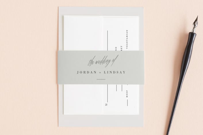 "Stacked date" - Belly Bands in Cotton by Amy Kross - Assembled with Invitation