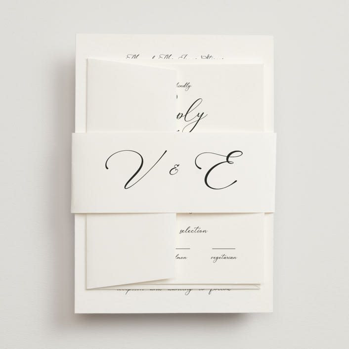 "Poem" - Belly Bands in Snow by Maja Cunningham - Assembled with Invitation