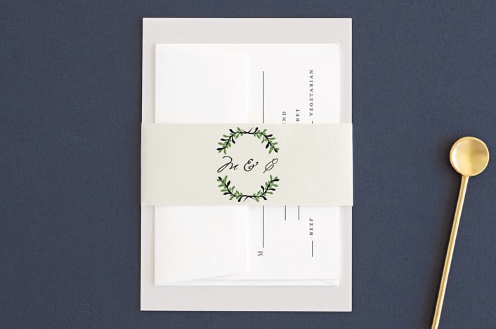 "Italiano" - Belly Bands in Olive by Yolanda Mariak Chendak - Assembled with Invitation