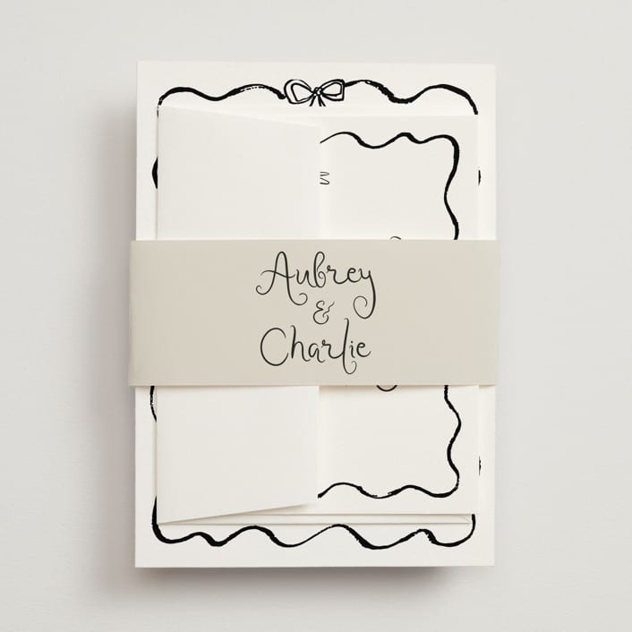 "quirky fun" - Belly Bands in Tuxedo by Cass Loh - Assembled with Invitation
