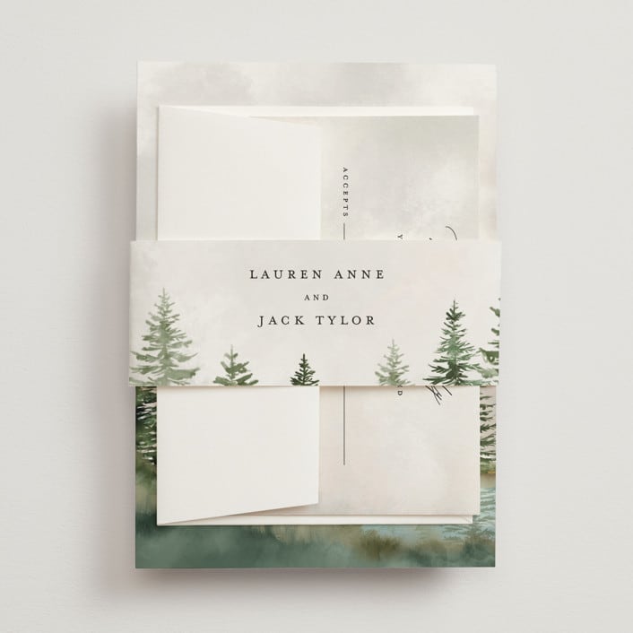 "montagna" - Belly Bands in Forest by Petra Kern - Assembled with Invitation