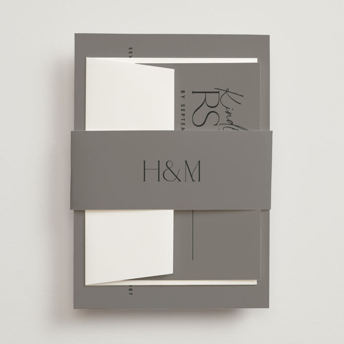 "The Ultimate After Party" - Belly Bands in Fog by Becky Nimoy - Assembled with Invitation