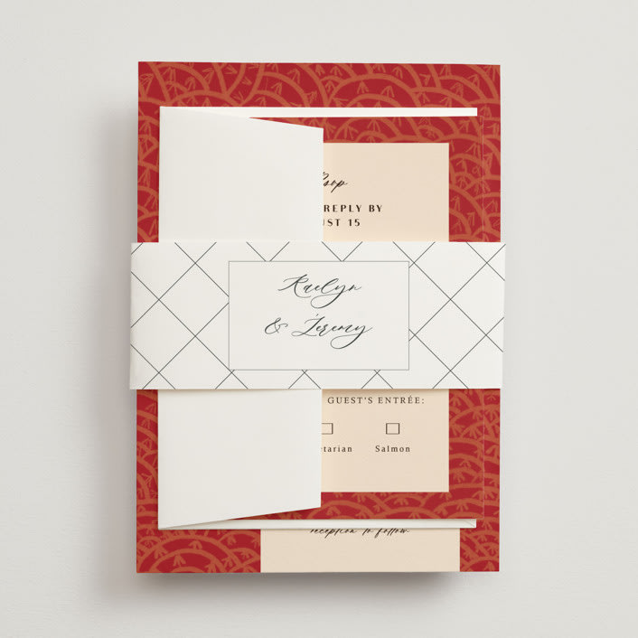 "Minimalist Photo" - Belly Bands in Ivory by Nicole Walsh - Assembled with Invitation