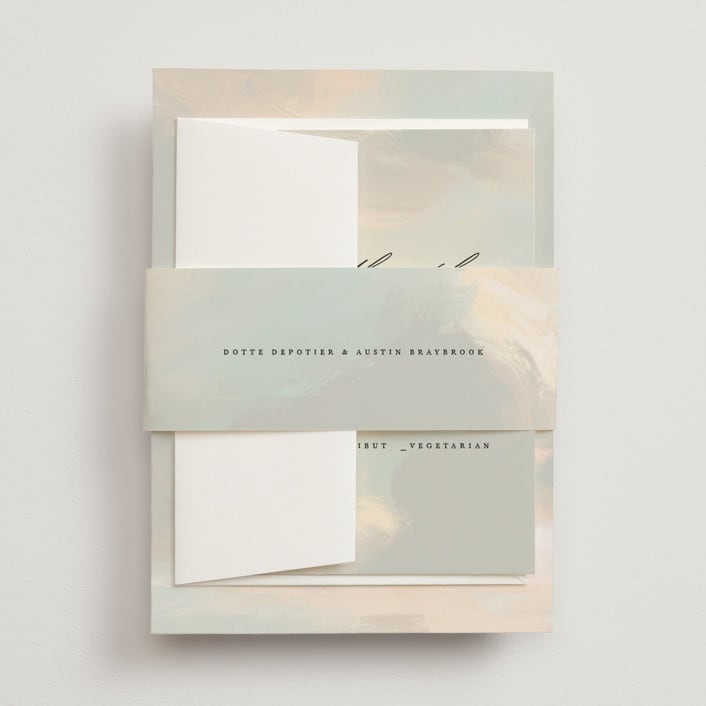 "Daybreak" - Belly Bands in Dove by Olivia Kanaley Inman - Assembled with Invitation