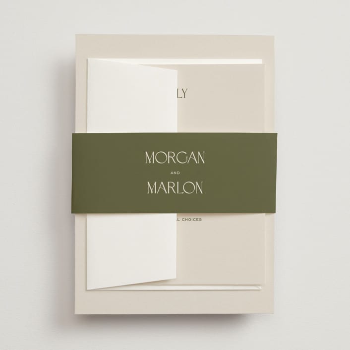 "Eisin" - Belly Bands in Vanilla Bean by Pati Cascino - Assembled with Invitation