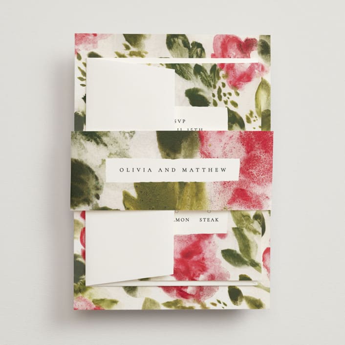 "Wild Roses" - Belly Bands in Bush by Sumak Studio - Assembled with Invitation