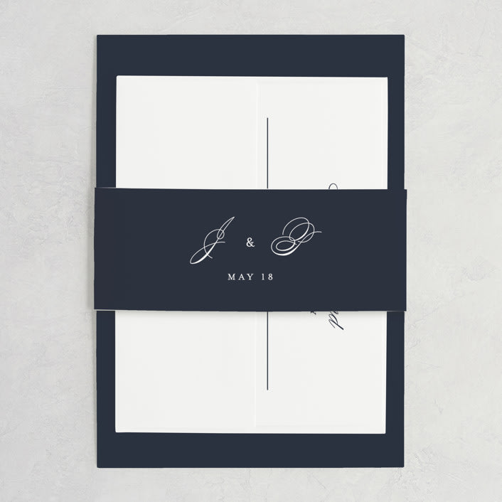 "Flawless" - Belly Bands in Midnight by Kimberly FitzSimons - Assembled with Invitation