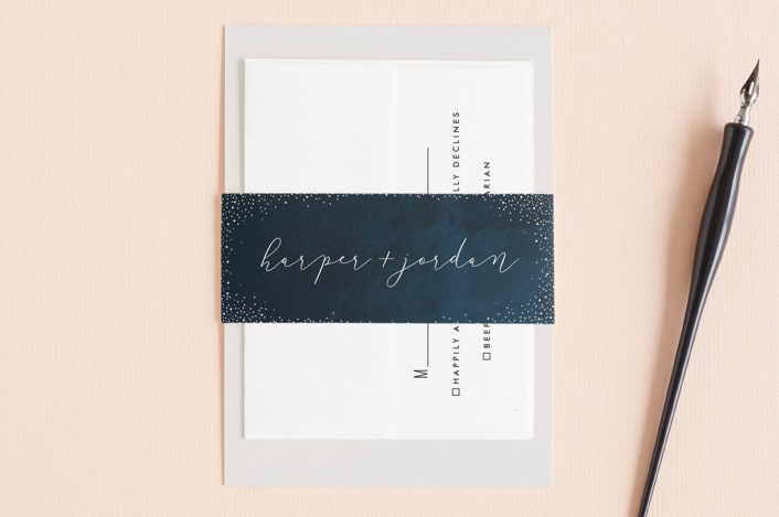 "tiny dots" - Belly Bands in Sapphire by Erin Deegan - Assembled with Invitation