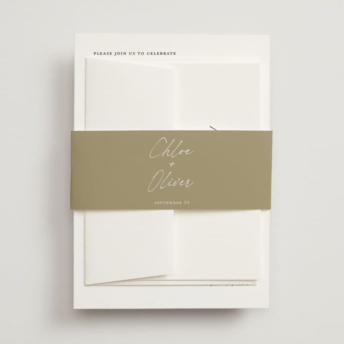 "modern classic" - Belly Bands in Jasmine by Pippa Shaw - Assembled with Invitation