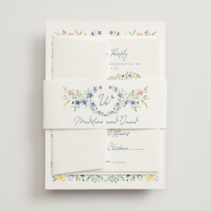 "Meadow Whisper" - Belly Bands in Meadow by Petra Kern - Assembled with Invitation