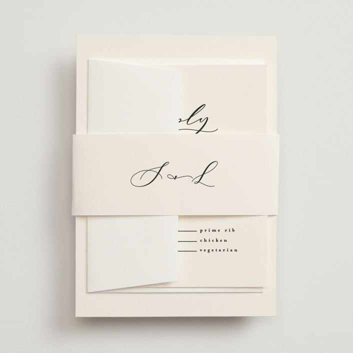 "Eternal" - Belly Bands in Ecru by Carly Reed Walker - Assembled with Invitation