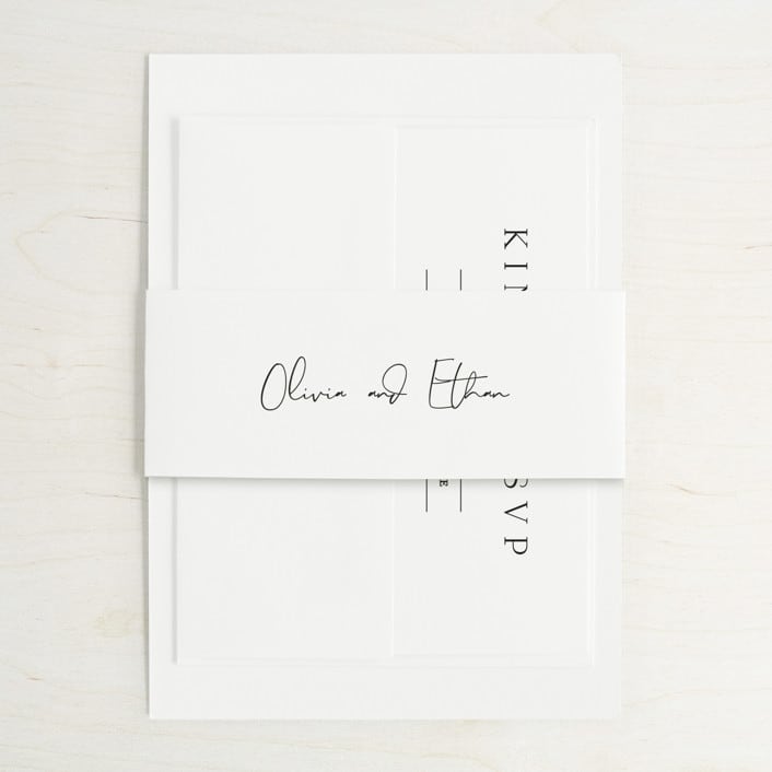 "In Love" - Belly Bands in Ink by Carolyn MacLaren - Assembled with Invitation