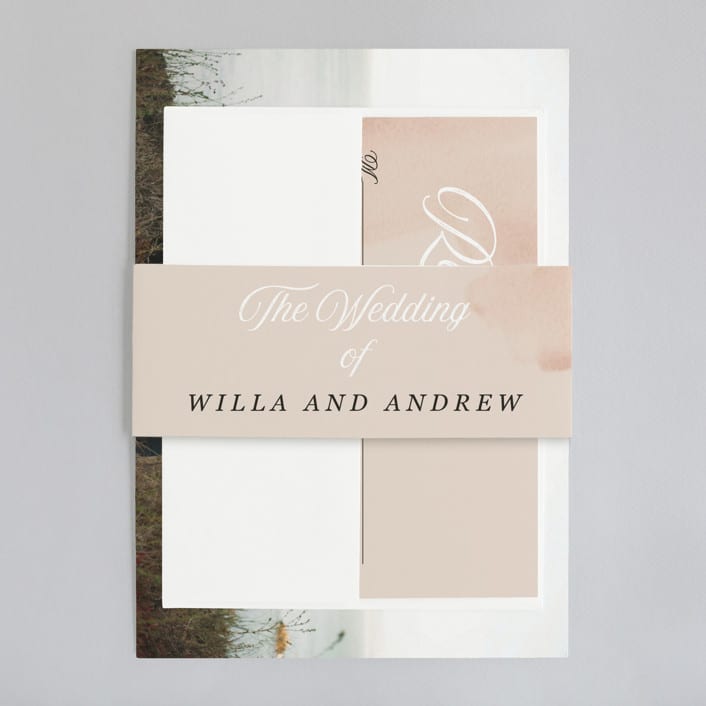 "Romance" - Belly Bands in Snowball by Anna Elder - Assembled with Invitation