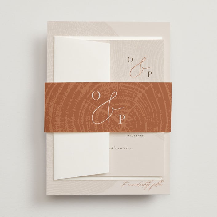 "a hundred years" - Belly Bands in Burnt Umber by Robin Ott - Assembled with Invitation