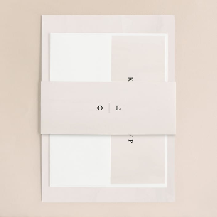 "Crush" - Belly Bands in Buttery by Carolyn MacLaren - Assembled with Invitation