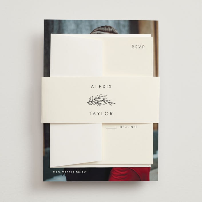 "Modern Bliss" - Belly Bands in Cream by Elly - Assembled with Invitation