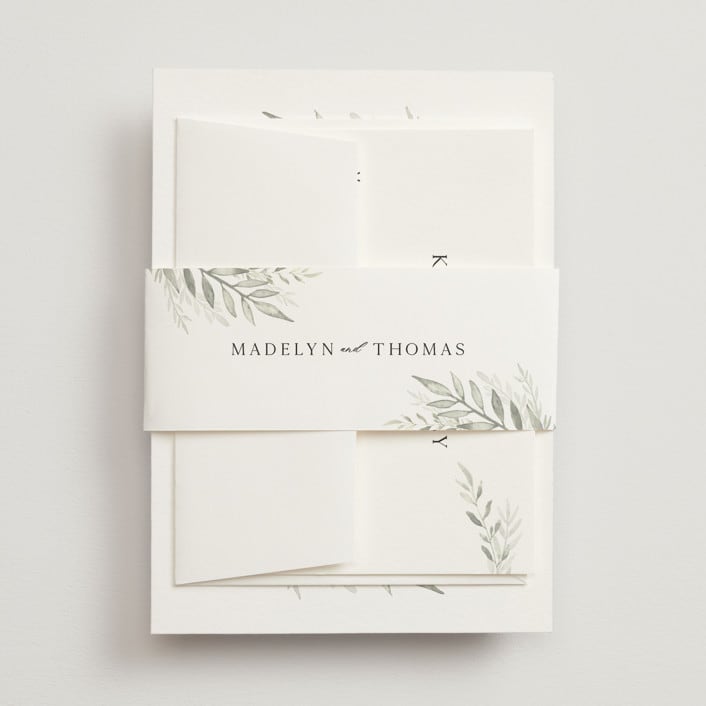 "Sweeping" - Belly Bands in Linen by Carolyn Nicks - Assembled with Invitation