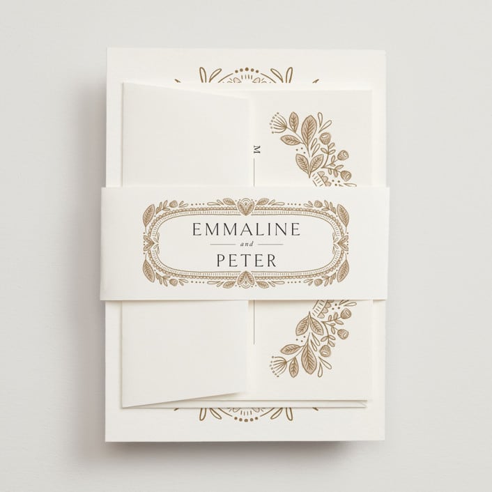 "charmed" - Belly Bands in Honey by Jen Owens - Assembled with Invitation