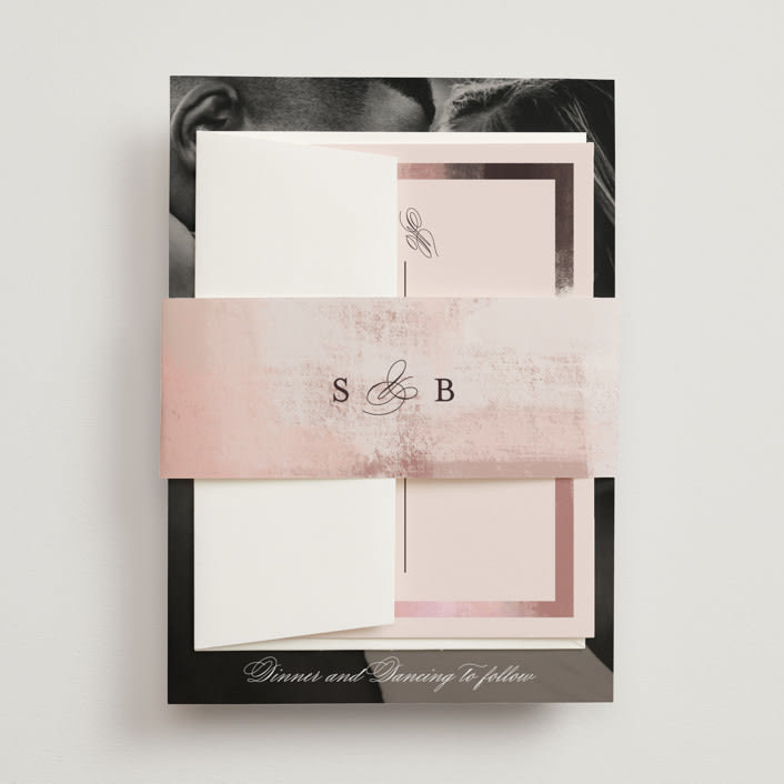"Soft Overlay" - Belly Bands in Cloud by Mansi Verma - Assembled with Invitation