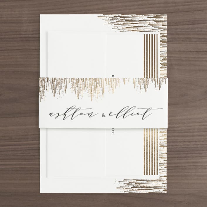 "Sparkle + Shine" - Belly Bands in Golden by Kristie Kern - Assembled with Invitation