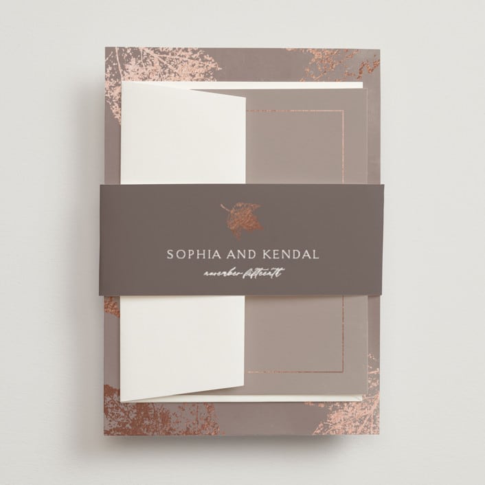 "autumne" - Belly Bands in Maple by Lori Wemple - Assembled with Invitation