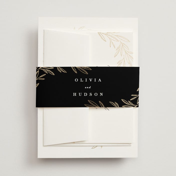 "Bianca" - Belly Bands in Ink by Kristie Kern - Assembled with Invitation