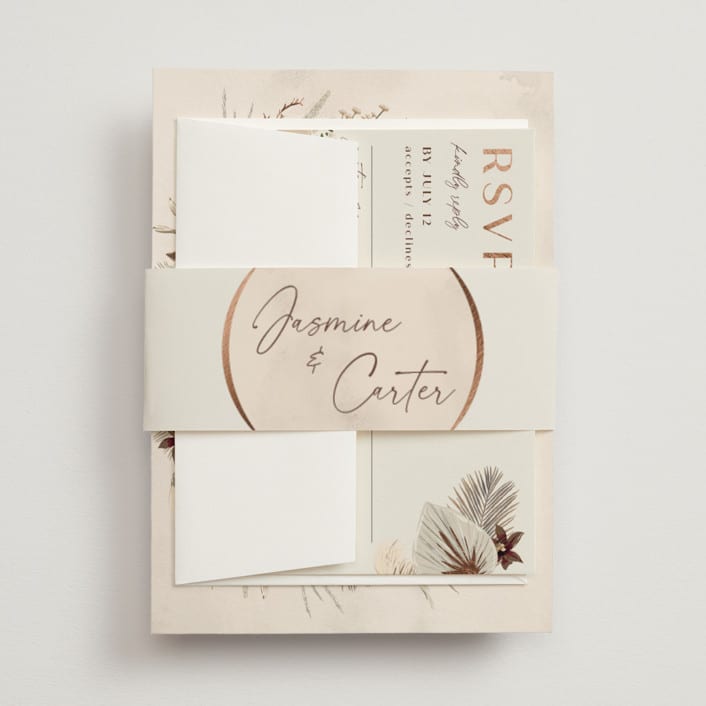 "Jasmine" - Belly Bands in Dusk by Susan Moyal - Assembled with Invitation