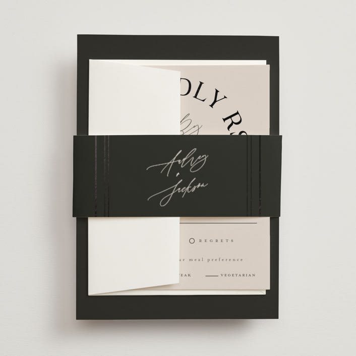 "The Arc" - Belly Bands in Truffle by Vera Lim - Assembled with Invitation