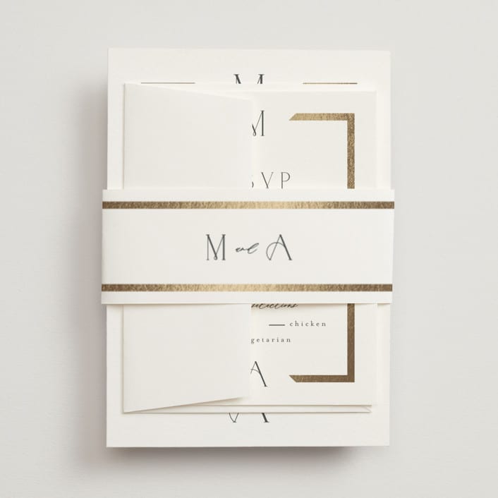 "Chisel" - Belly Bands in Quartz by Kristie Kern - Assembled with Invitation