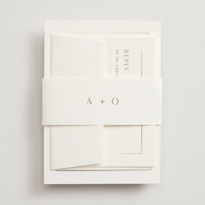 "The Gallery" - Belly Bands in Quartz by Kristie Kern - Assembled with Invitation