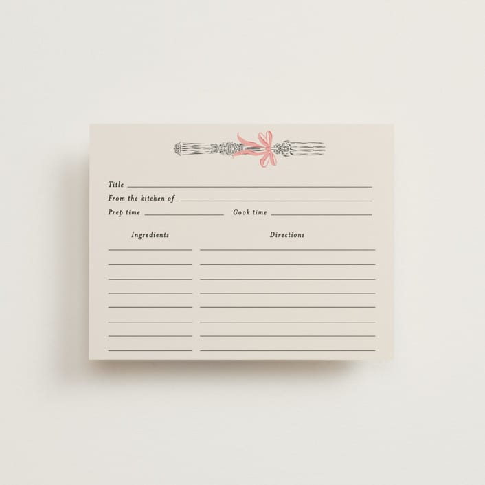 "Sparkling Wedding Cake" - Bridal Shower Insert Cards in Peony by Jackie Crawford - Front