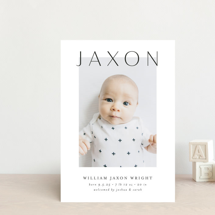 "Lift" - Birth Announcements in Ash by Lehan Veenker - Front