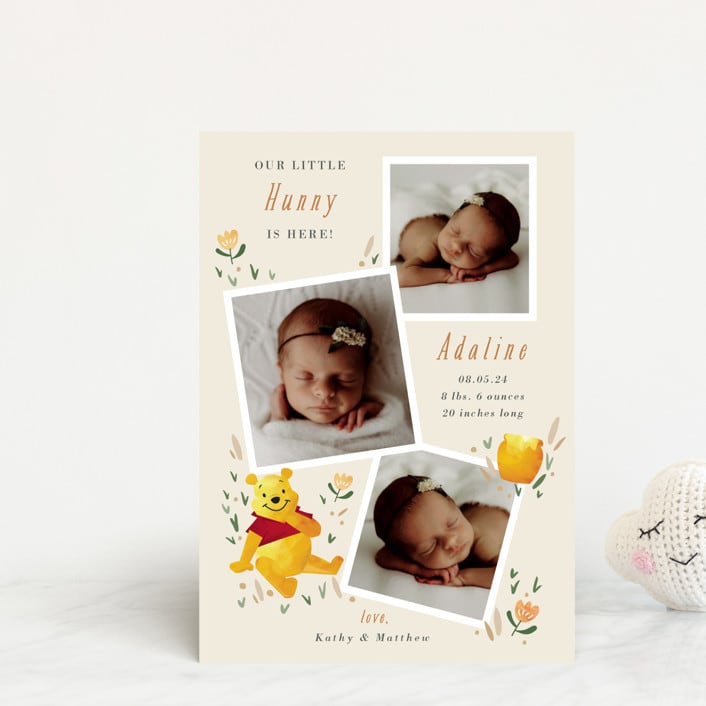 "Our Little Hunny" - Birth Announcements in Honey by Oma N. Ramkhelawan - Front