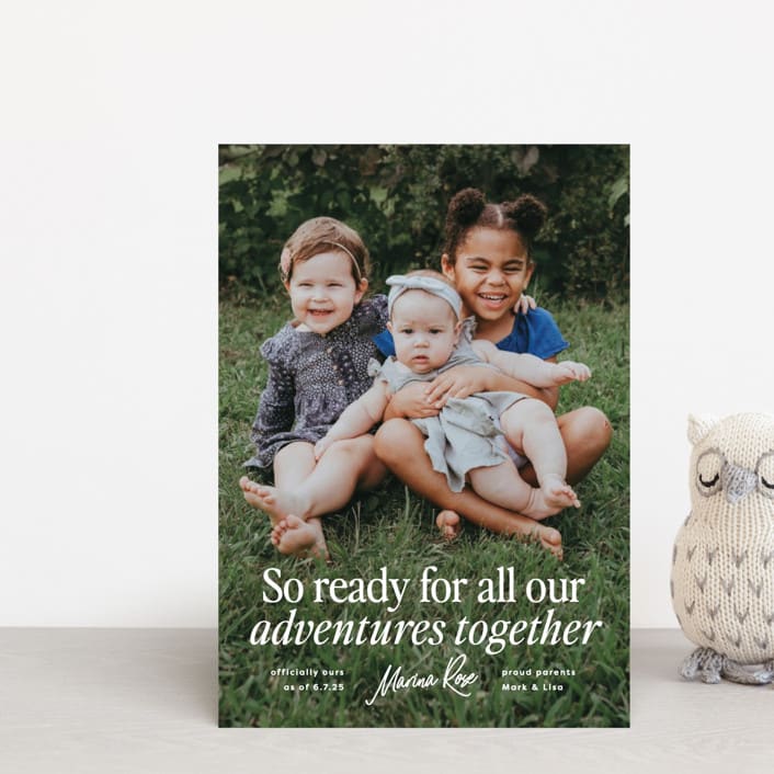 "Together" - Birth Announcements in Cloud by Erin L. Wilson - Front