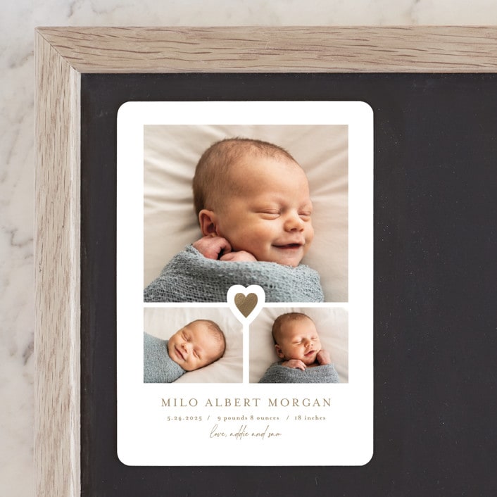 "our little sweetheart" - Birth Announcements in Fawn by Jen Tips - Front