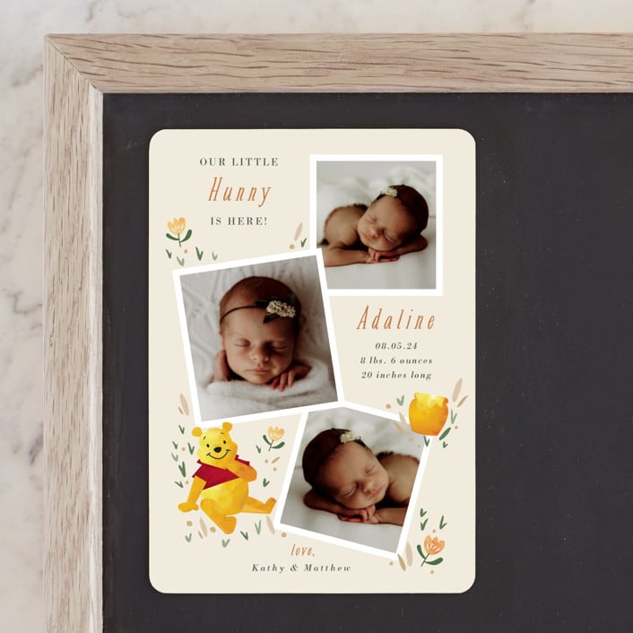 "Our Little Hunny" - Birth Announcements in Honey by Oma N. Ramkhelawan - Front
