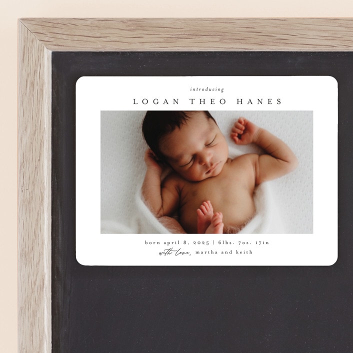 "Frame of Happiness" - Birth Announcements in Sugar by Chris Griffith - Front