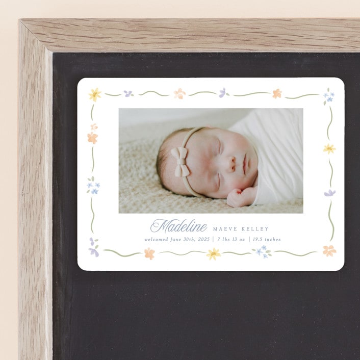 "Petite Garden" - Birth Announcements in Bouquet by Robert and Stella - Front