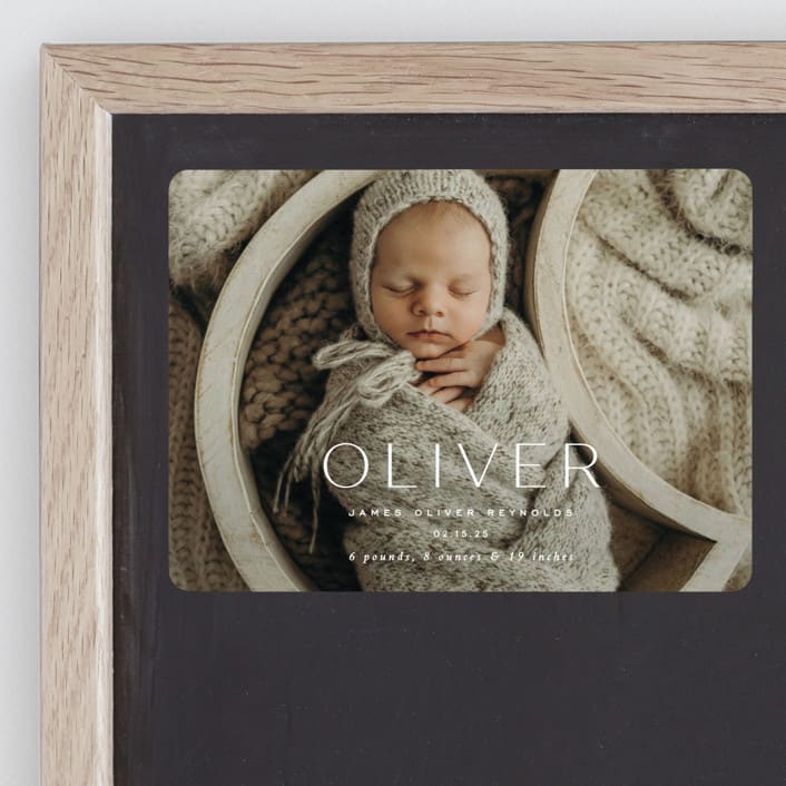 "moondance" - Birth Announcements in Dew by Sara Hicks Malone - Front