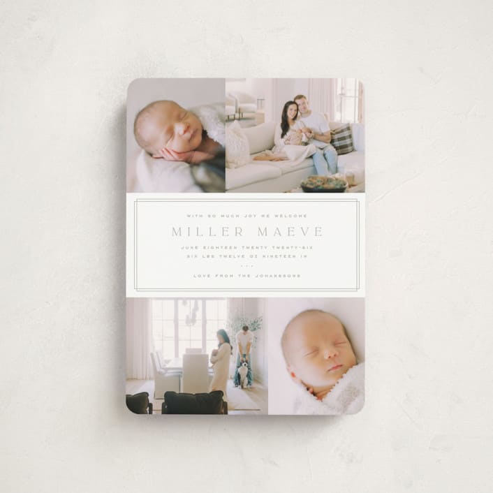 "camden" - Birth Announcements in Latte by Kristie Kern - Front