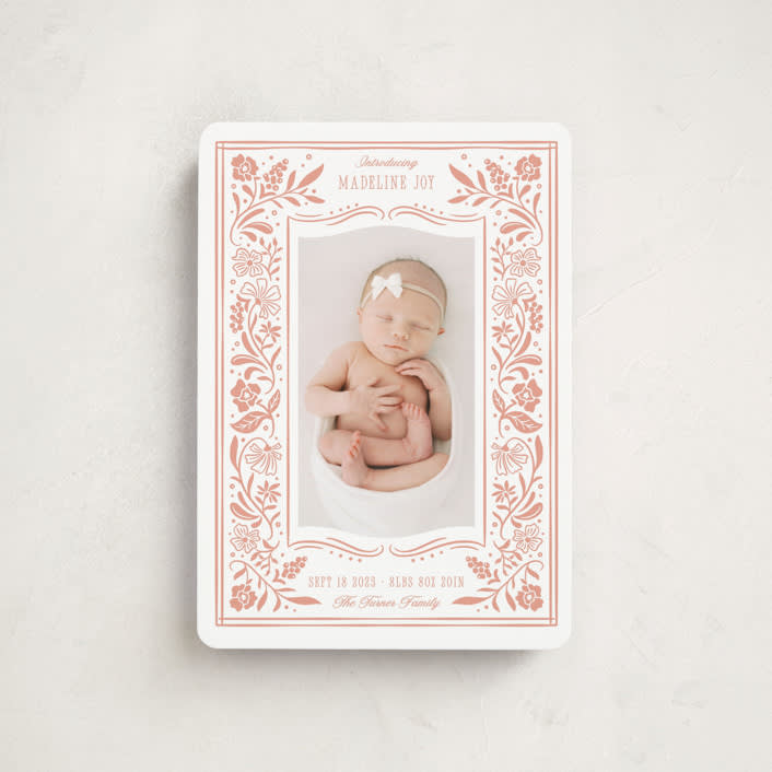 "Storybook" - Birth Announcements in Sweet by Erin German - Front