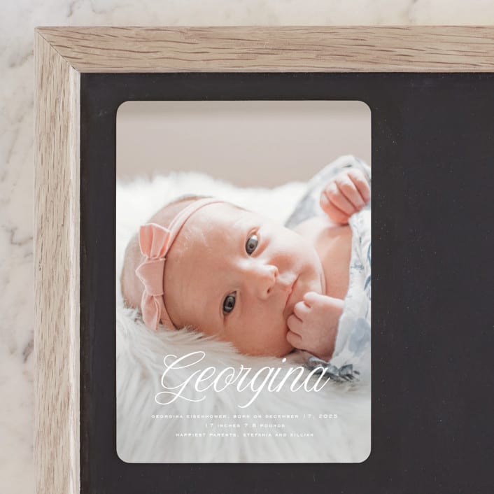 "cupcake" - Birth Announcements in Marshmallow by chocomocacino - Front