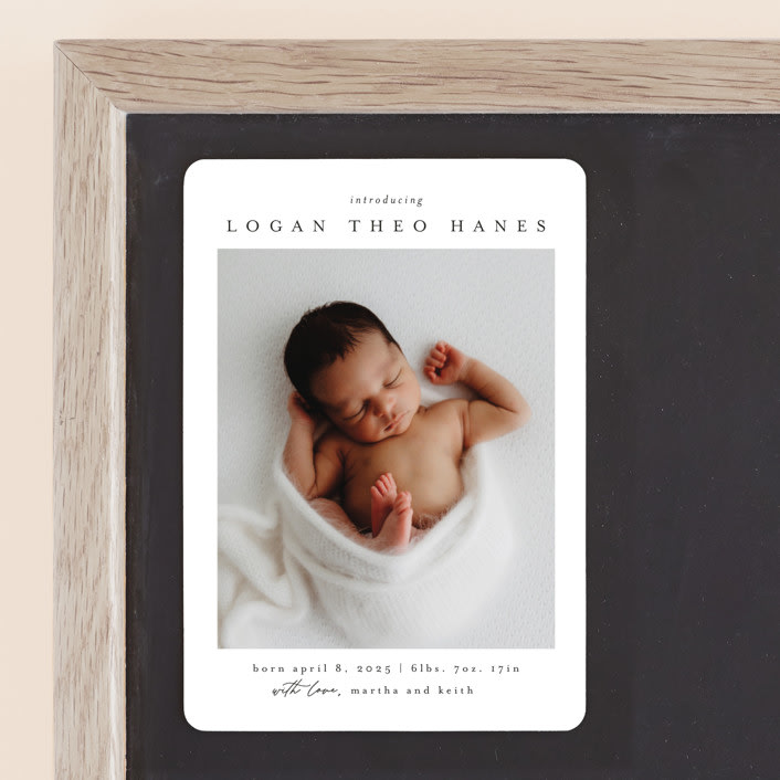 "Frame of Happiness" - Birth Announcements in Sugar by Chris Griffith - Front