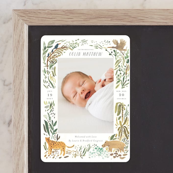 "Jungle Friends" - Birth Announcements in Jungle by Morgan Ramberg - Front