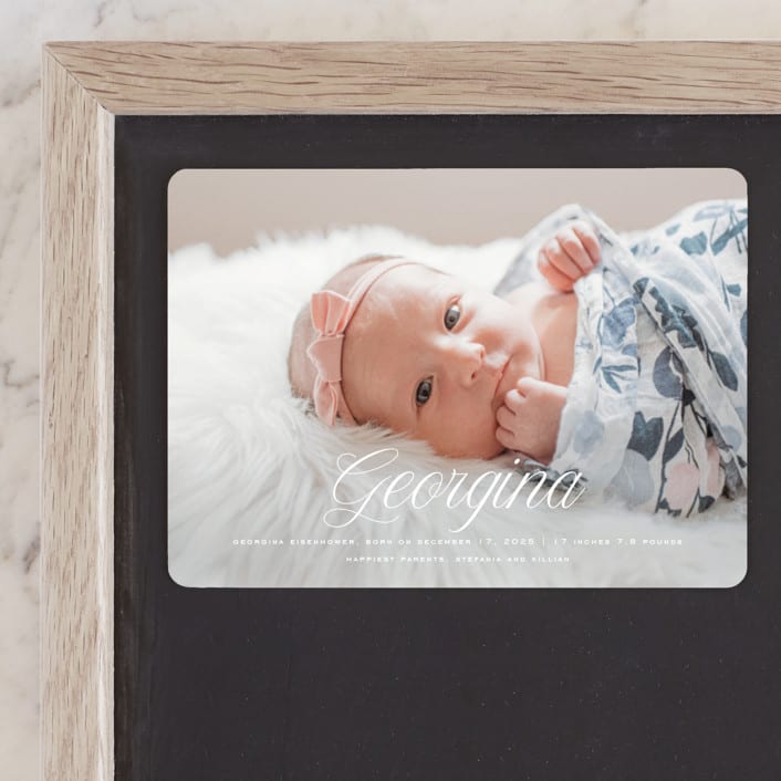 "cupcake" - Birth Announcements in Marshmallow by chocomocacino - Front