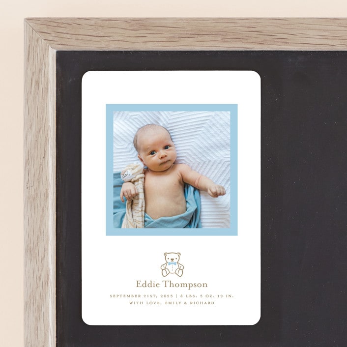 "Teddy" - Birth Announcements in Baby by mo kelley - Front